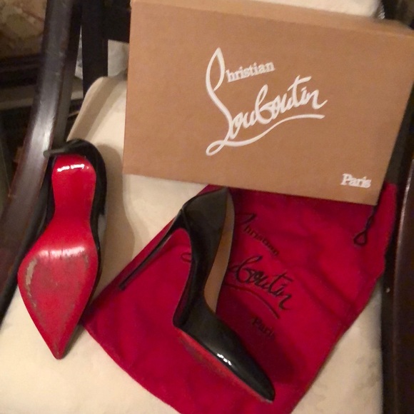 Christian Louboutin black patent heals - Picture 6 of 7
